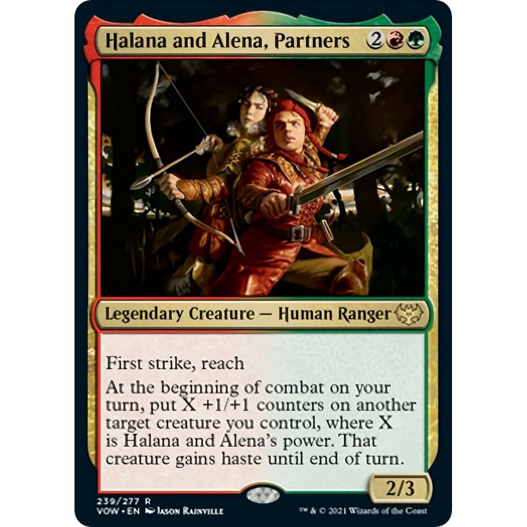 Image for Halana and Alena, Partners (239) (VOW) - Magic: The Gathering