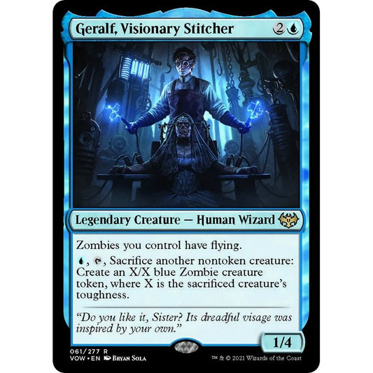 Image for Geralf, Visionary Stitcher (61) (VOW) - Magic: The Gathering