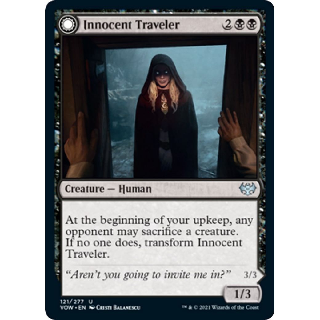 Image for Innocent Traveler (121) (VOW) - Magic: The Gathering