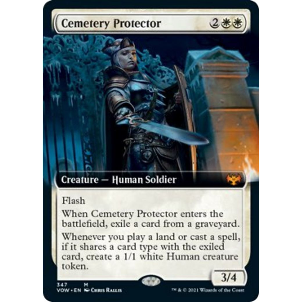 Image for Cemetery Protector (Extended Art) (347) (VOW) - Magic: The Gathering