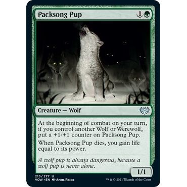 Image for Packsong Pup (213) (VOW) - Magic: The Gathering