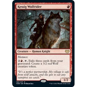 Image for Kessig Wolfrider (165) (VOW) - Magic: The Gathering