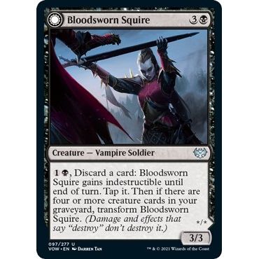 Image for Bloodsworn Squire (97) (VOW) - Magic: The Gathering