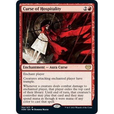 Image for Curse of Hospitality (152) (VOW) - Magic: The Gathering