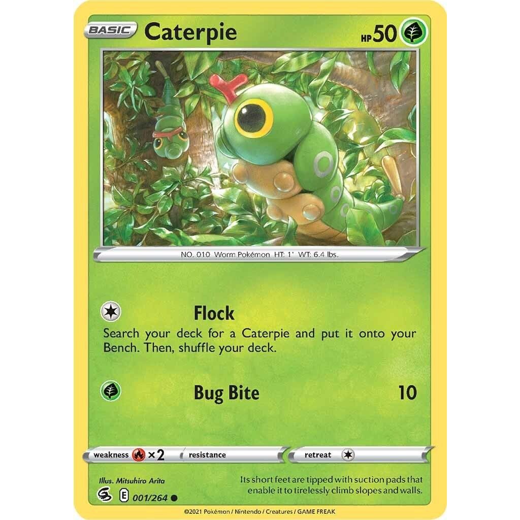 Image for Caterpie (001/264) (SWSH08) - Pokemon