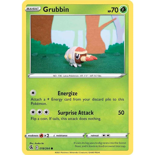 Image for Grubbin (018/264) (SWSH08) - Pokemon