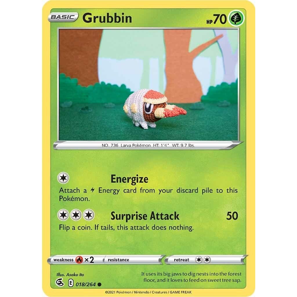 Image for Grubbin (018/264) (SWSH08) - Pokemon