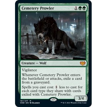 Image for Cemetery Prowler (191) (VOW) - Magic: The Gathering
