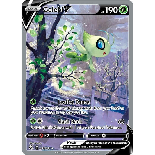 Image for Celebi V (Alternate Full Art) (245/264) (SWSH08) - Pokemon