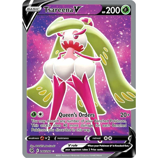 Image for Tsareena V (Full Art) (246/264) (SWSH08) - Pokemon