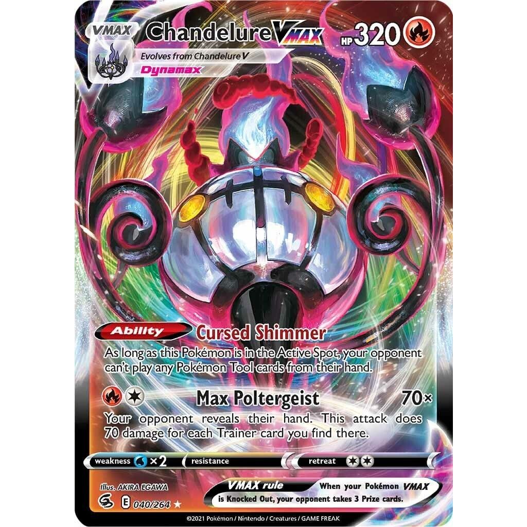 Image for Chandelure VMAX (040/264) (SWSH08) - Pokemon