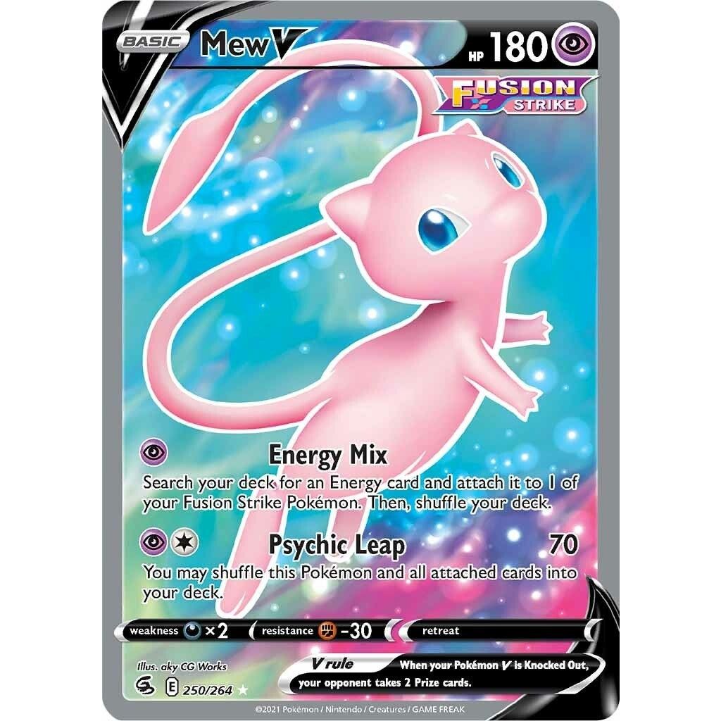 Image for Mew V (Full Art) (250/264) (SWSH08) - Pokemon
