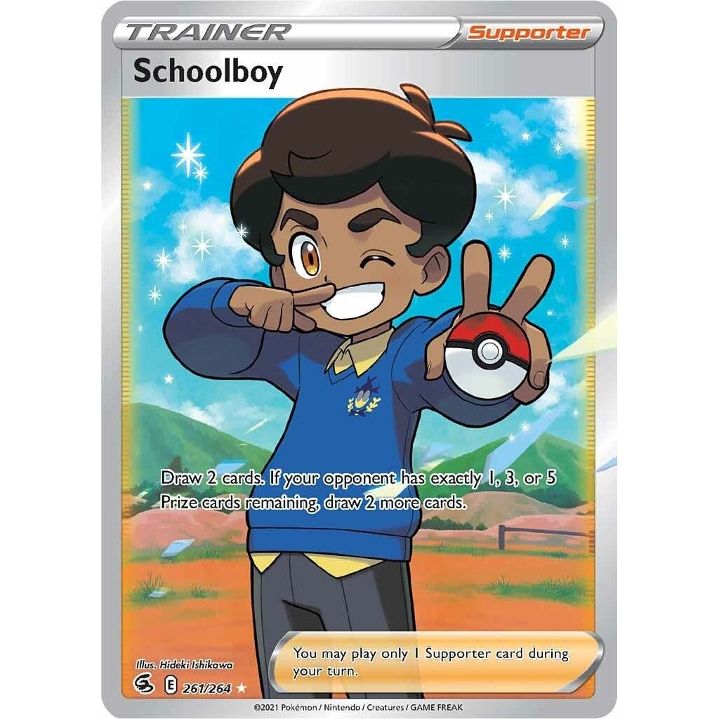 Image for Schoolboy (Full Art) (261/264) (SWSH08) - Pokemon