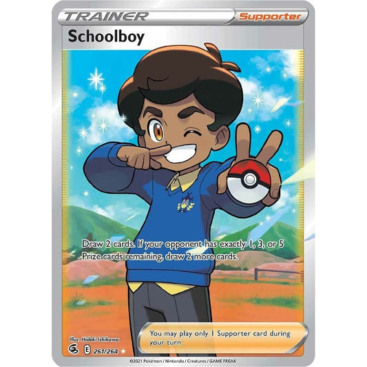 Image for Schoolboy (Full Art) (261/264) (SWSH08) - Pokemon