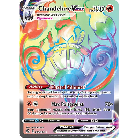 Image for Chandelure VMAX (Secret) (265/264) (SWSH08) - Pokemon