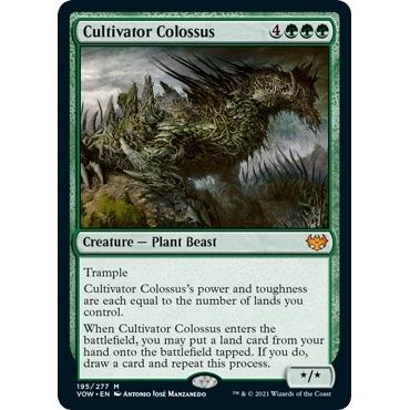 Image for Cultivator Colossus (195) (VOW) - Magic: The Gathering