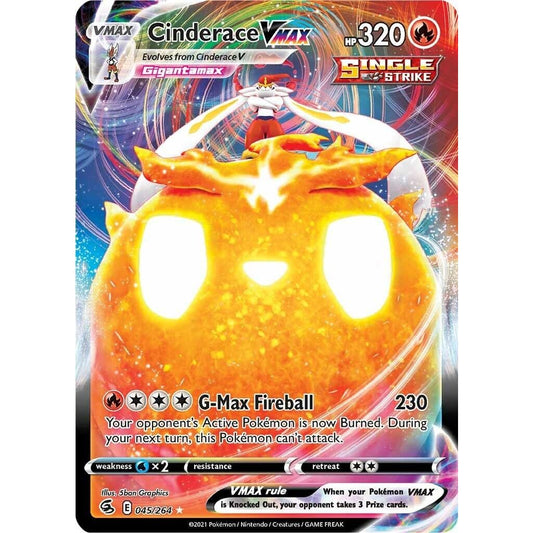 Image for Cinderace VMAX (045/264) (SWSH08) - Pokemon