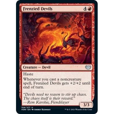 Image for Frenzied Devils (159) (VOW) - Magic: The Gathering