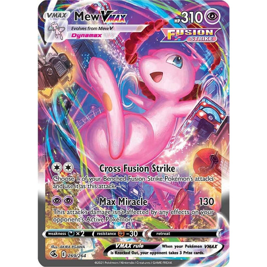 Image for Mew VMAX (Alternate Art Secret) (269/264) (SWSH08) - Pokemon