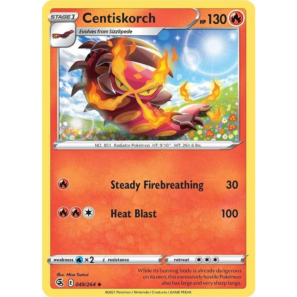 Image for Centiskorch (49) (049/264) (SWSH08) - Pokemon