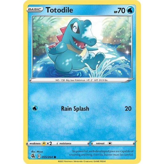 Image for Totodile (055/264) (SWSH08) - Pokemon