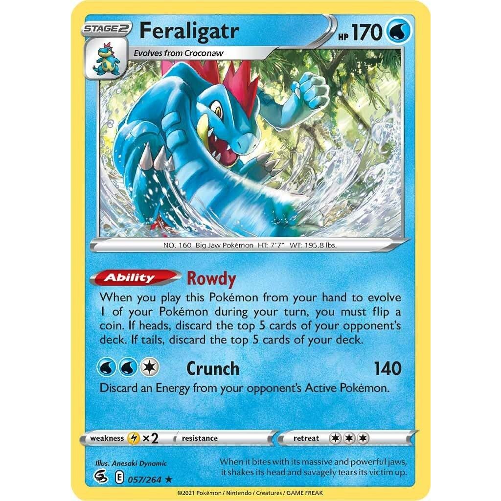 Image for Feraligatr (057/264) (SWSH08) - Pokemon