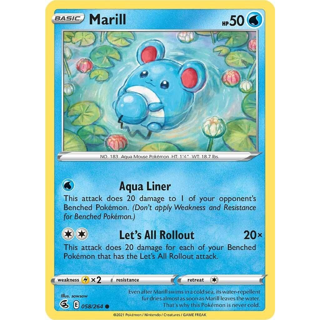 Image for Marill (058/264) (SWSH08) - Pokemon