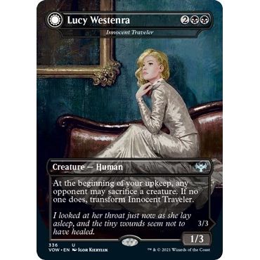 Image for Lucy Westenra - Innocent Traveler (336) (VOW) - Magic: The Gathering