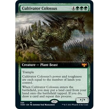 Image for Cultivator Colossus (Extended Art) (386) (VOW) - Magic: The Gathering