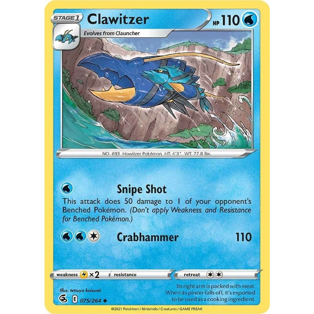 Image for Clawitzer (075/264) (SWSH08) - Pokemon