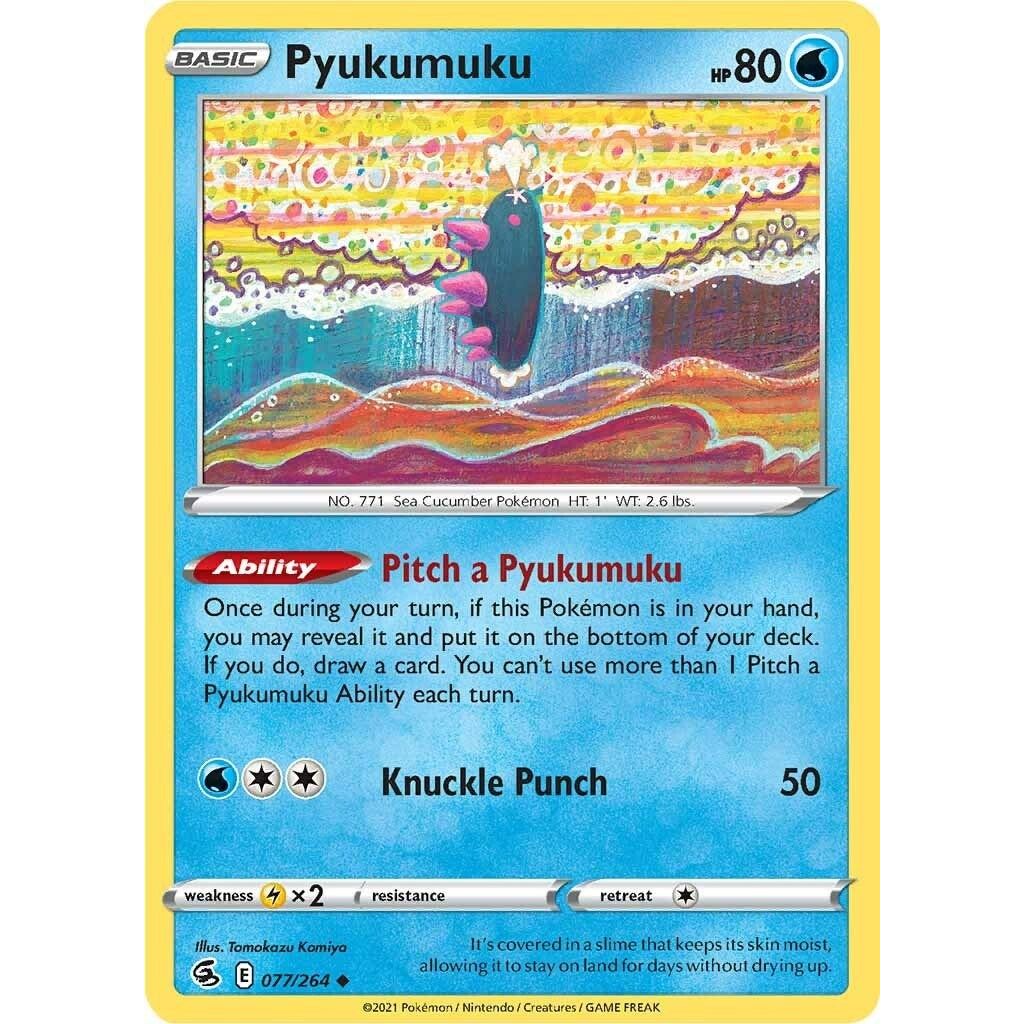 Image for Pyukumuku (077/264) (SWSH08) - Pokemon