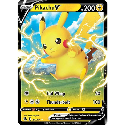 Image for Pikachu V (086/264) (SWSH08) - Pokemon
