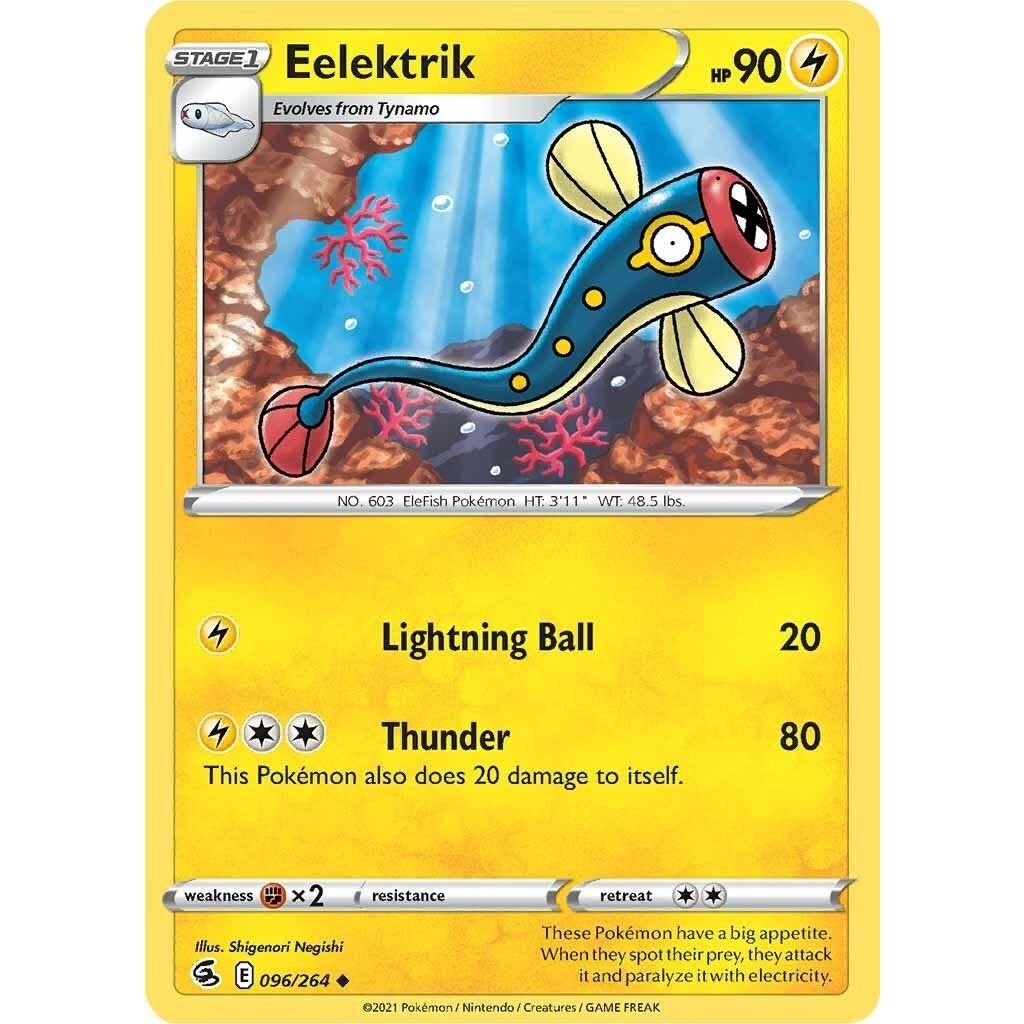 Image for Eelektrik (096/264) (SWSH08) - Pokemon