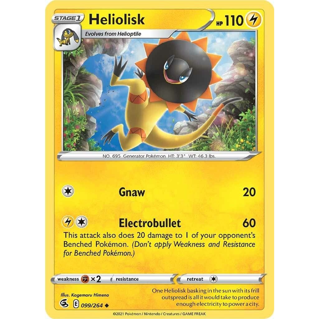 Image for Heliolisk (099/264) (SWSH08) - Pokemon