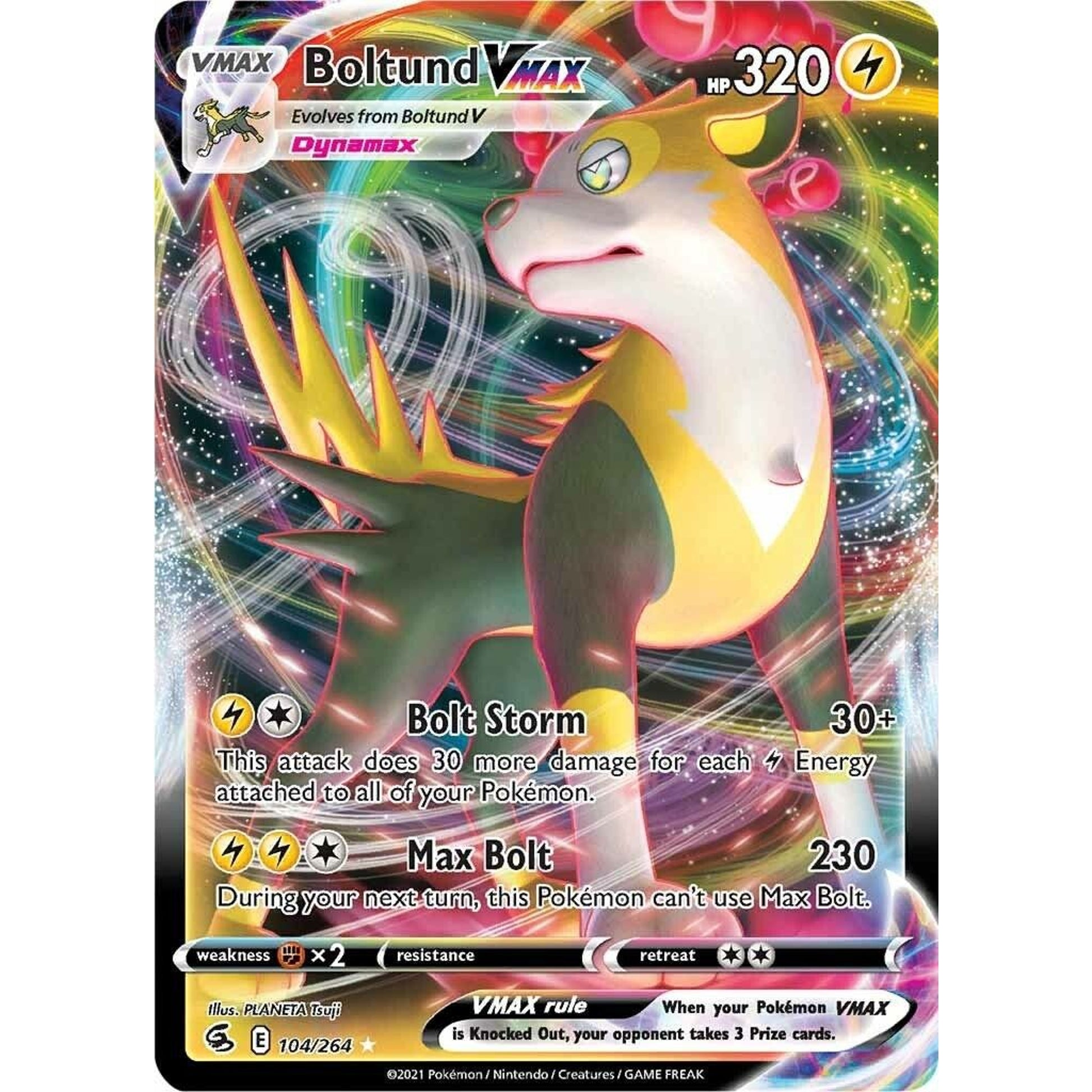 Image for Boltund VMAX (104/264) (SWSH08) - Pokemon