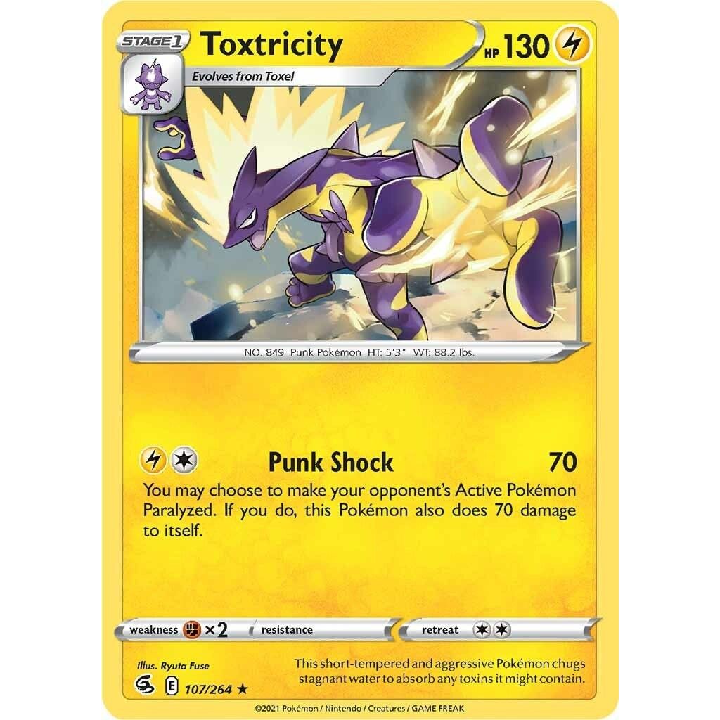 Image for Toxtricity (107) (107/264) (SWSH08) - Pokemon