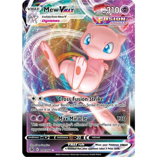 Image for Mew VMAX (114/264) (SWSH08) - Pokemon