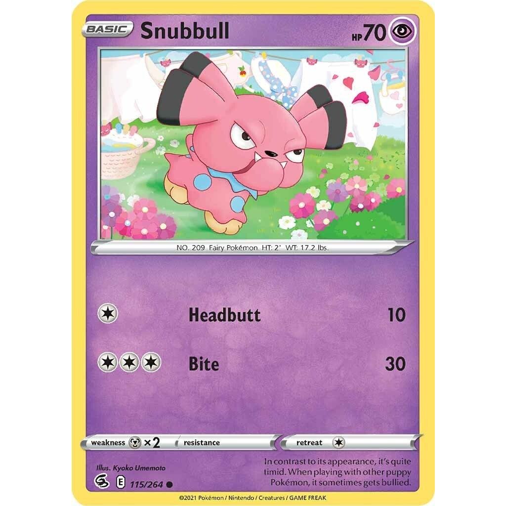 Image for Snubbull (115/264) (SWSH08) - Pokemon
