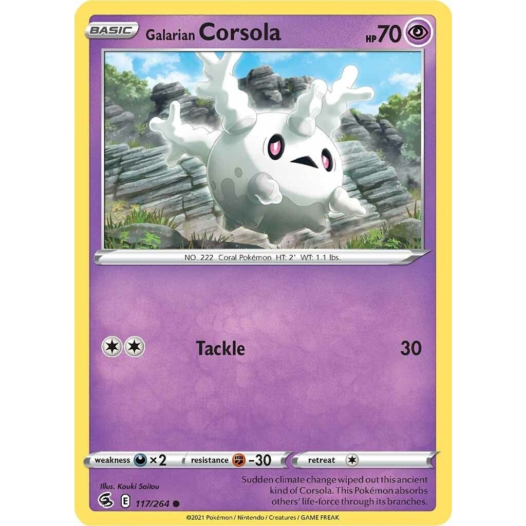 Image for Galarian Corsola (117/264) (SWSH08) - Pokemon
