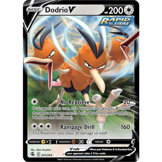 Image for Dodrio V (201/264) (SWSH08) - Pokemon
