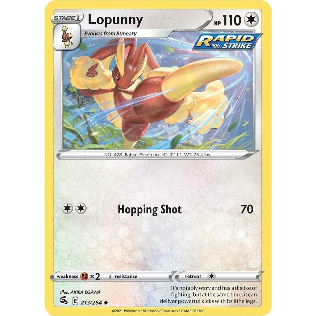 Image for Lopunny (213/264) (SWSH08) - Pokemon