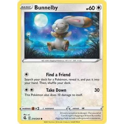Image for Bunnelby (214/264) (SWSH08) - Pokemon