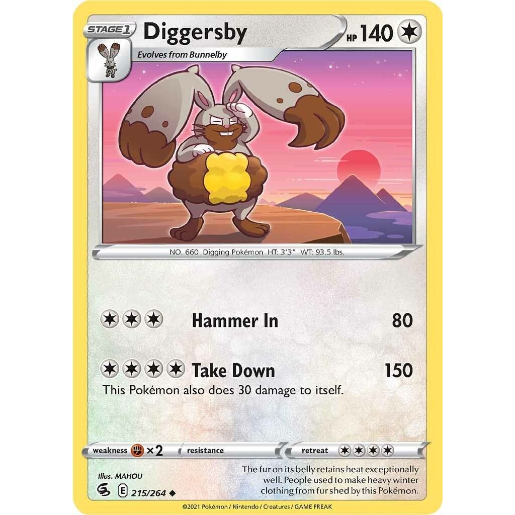 Image for Diggersby (215/264) (SWSH08) - Pokemon