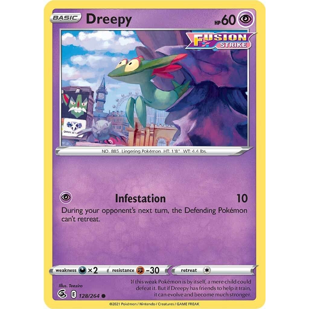 Image for Dreepy (128/264) (SWSH08) - Pokemon