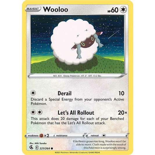 Image for Wooloo (221) (221/264) (SWSH08) - Pokemon