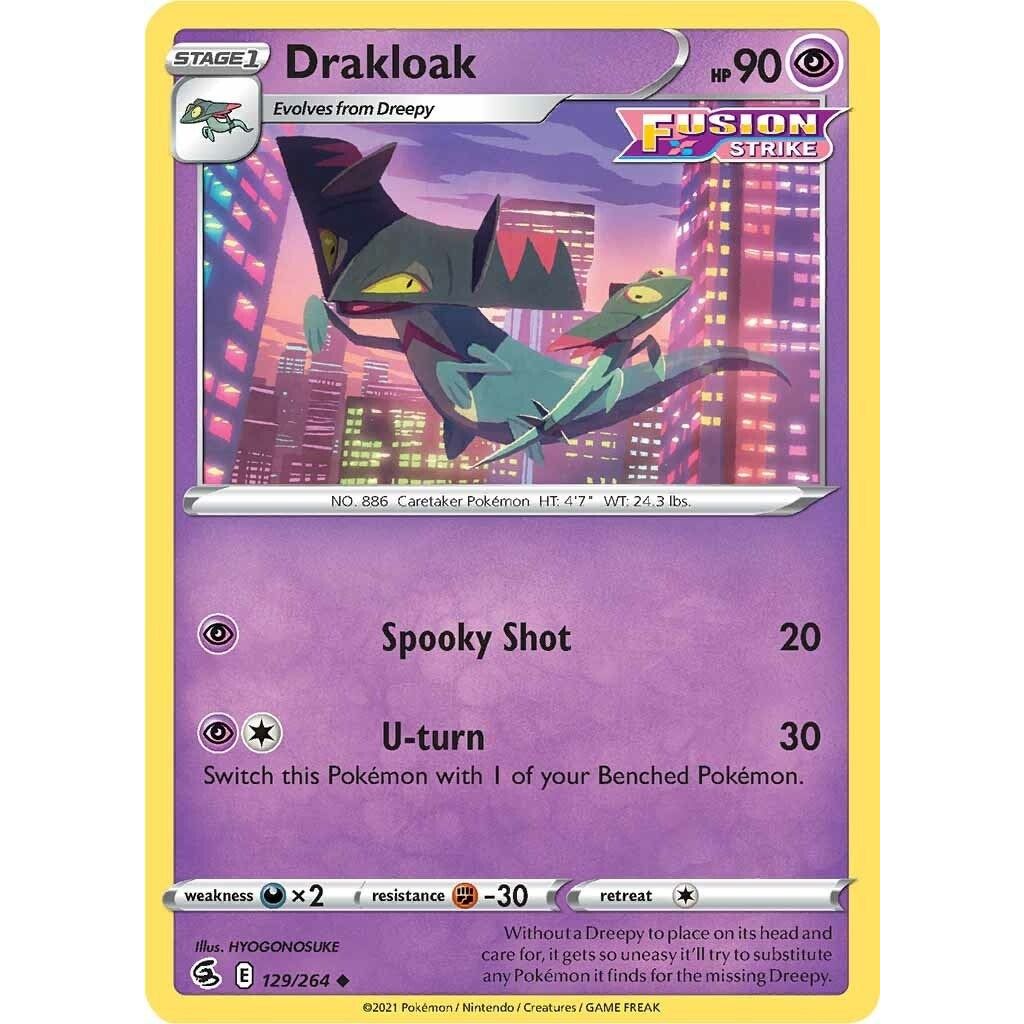 Image for Drakloak (129/264) (SWSH08) - Pokemon