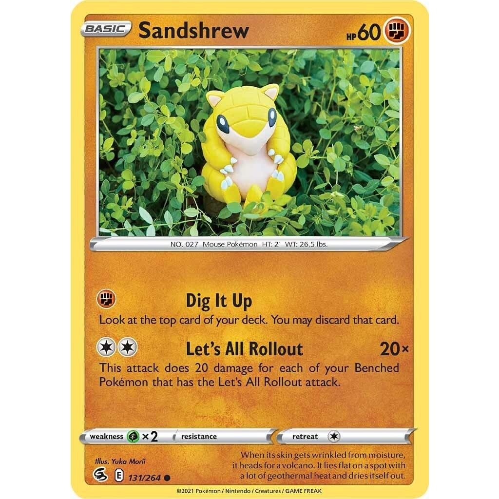 Image for Sandshrew (131/264) (SWSH08) - Pokemon