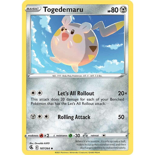 Image for Togedemaru (187/264) (SWSH08) - Pokemon