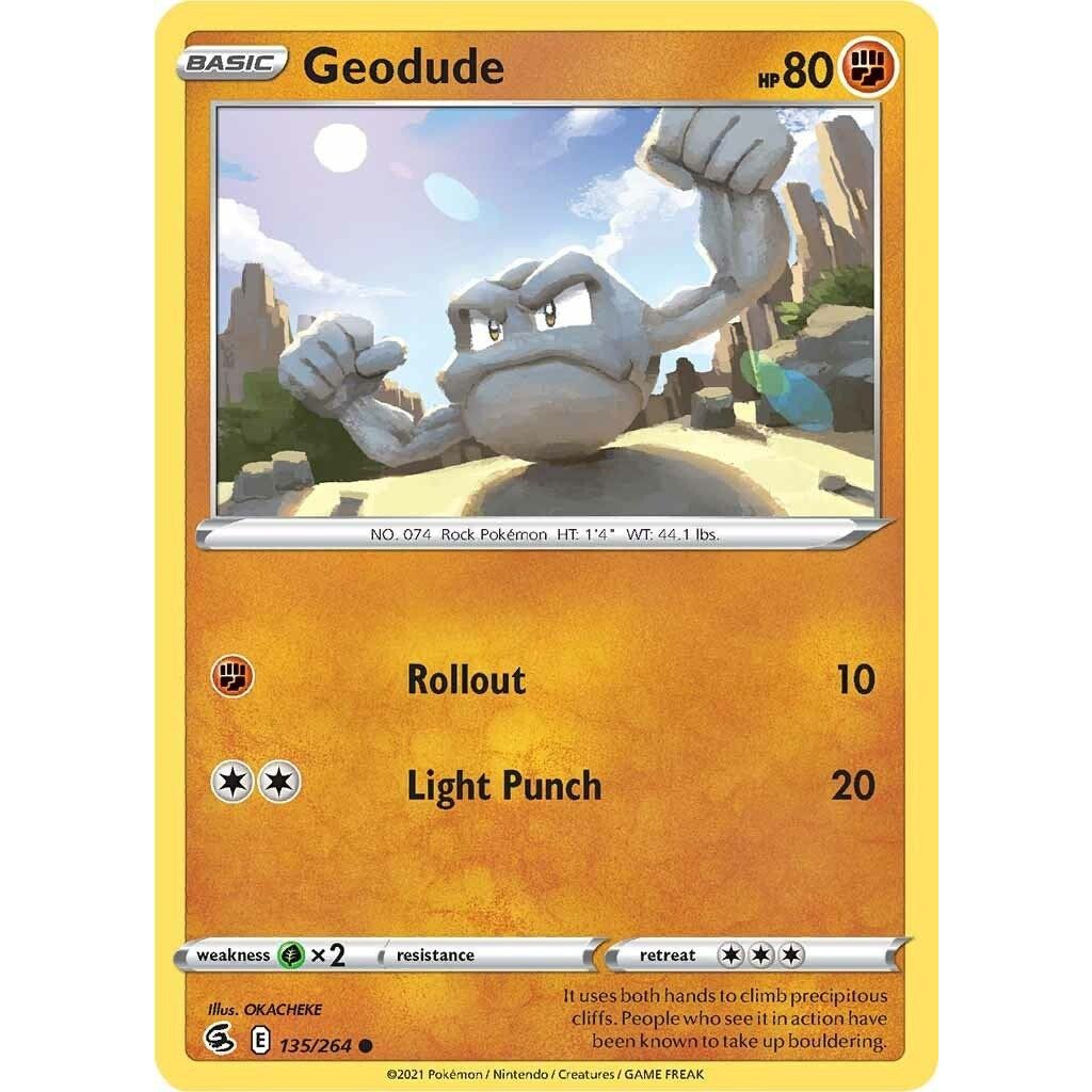 Image for Geodude (135/264) (SWSH08) - Pokemon