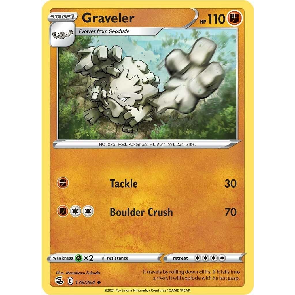 Image for Graveler (136/264) (SWSH08) - Pokemon